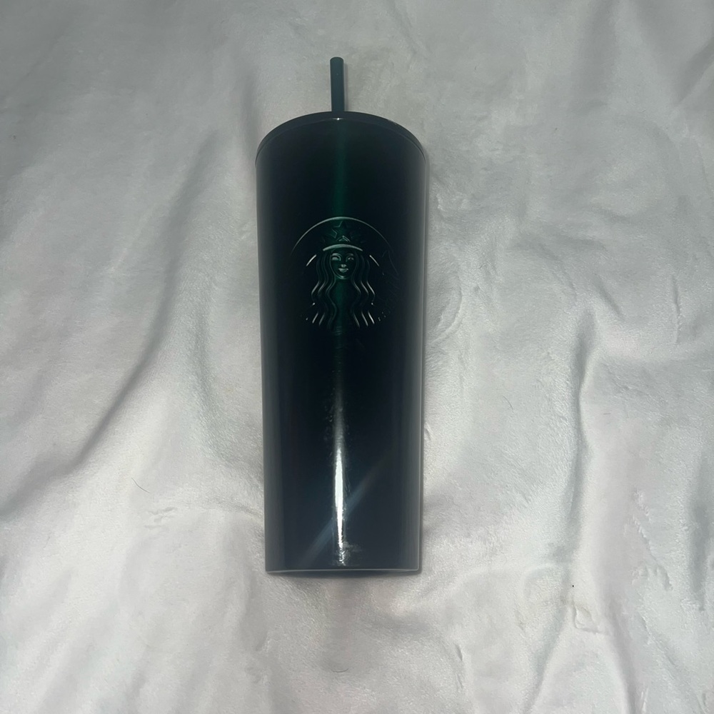 Starbucks Greeb/ Black Tumbler with Straw